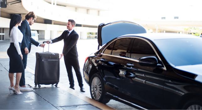 Luxury airport limo